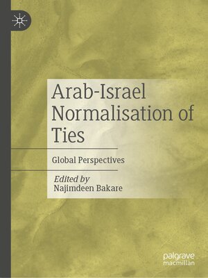 cover image of Arab-Israel Normalisation of Ties